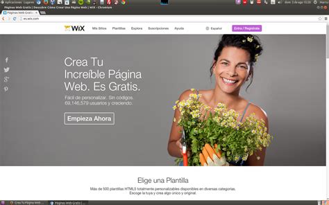 wix iniciar sesin|Crear Página Web gratis 